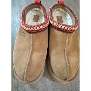 UGG Men's‎ Slippers Size 10 Shearling Lined Suede Brown Tasman Style